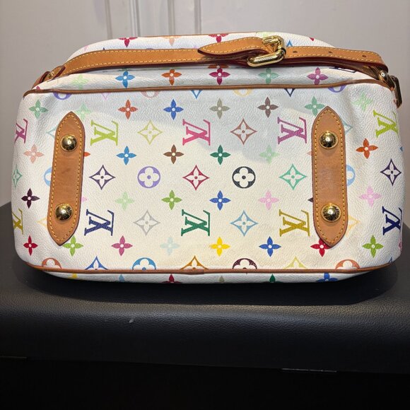 LOUIS VUITTON Takashi Murakami Monogram Multicolore Rita Bag White M40125 - Picture 7 of 16